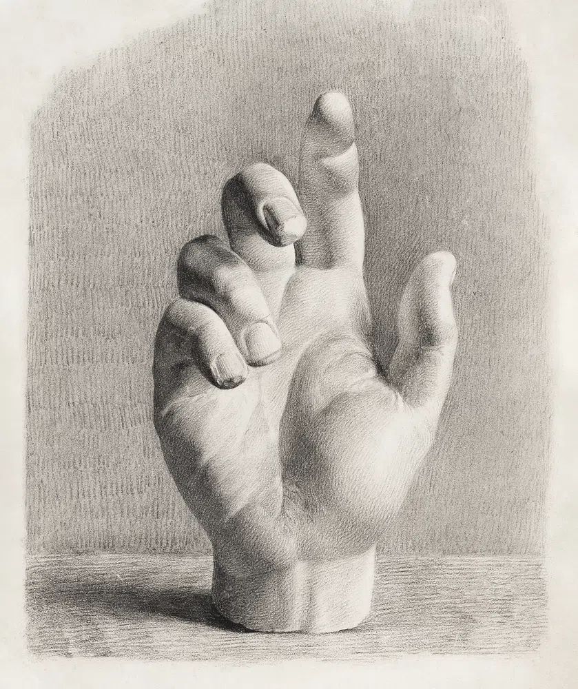 hand, drawn plaster Dankvart Dreyer. poster — fine-art art
