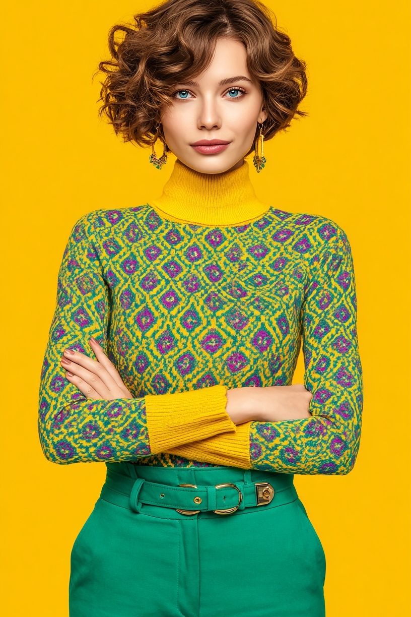 Colorful Fashion Portrait Poster. poster — photography art