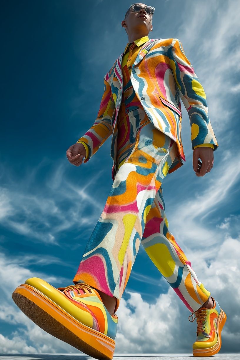Colorful Fashion Runway Poster. poster — fashion art