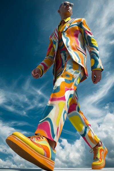 Colorful Fashion Runway Poster. poster