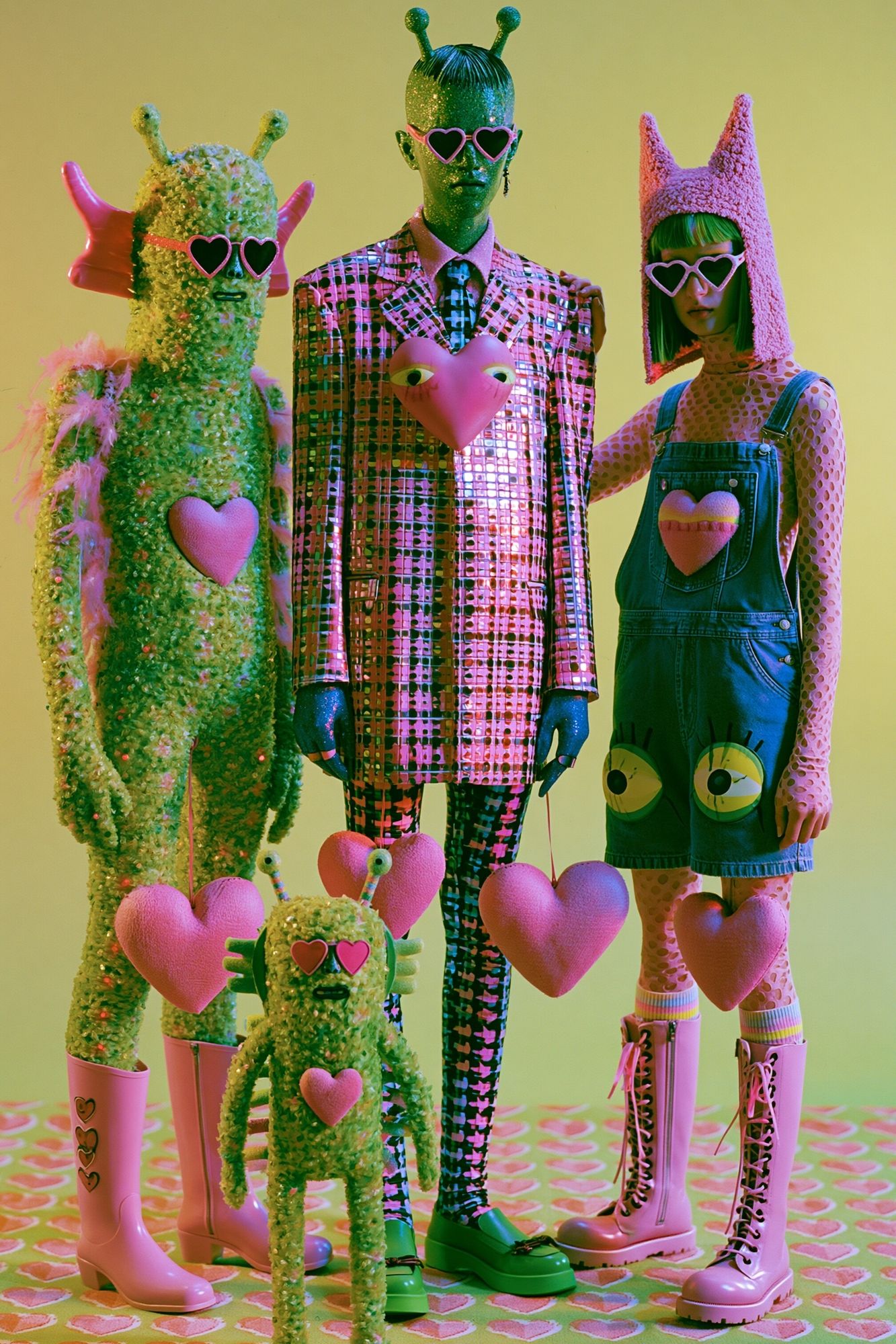 Surreal Heart Fashion Poster. poster detail