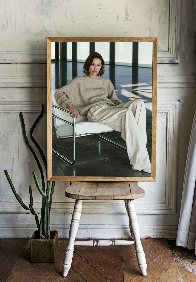 Modern Fashion Portrait Poster. — room view 1