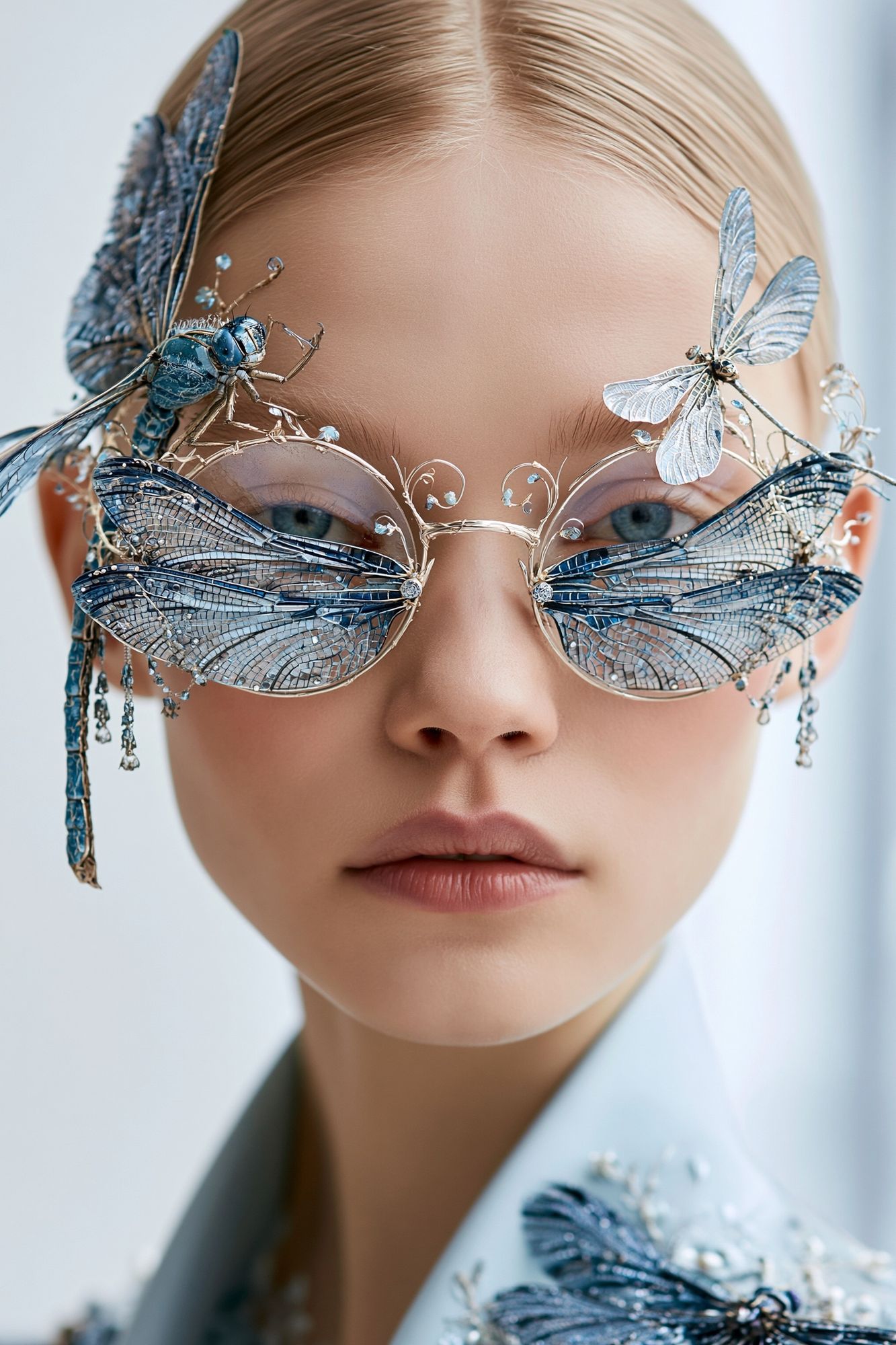 Butterfly Couture Portrait Print. poster detail