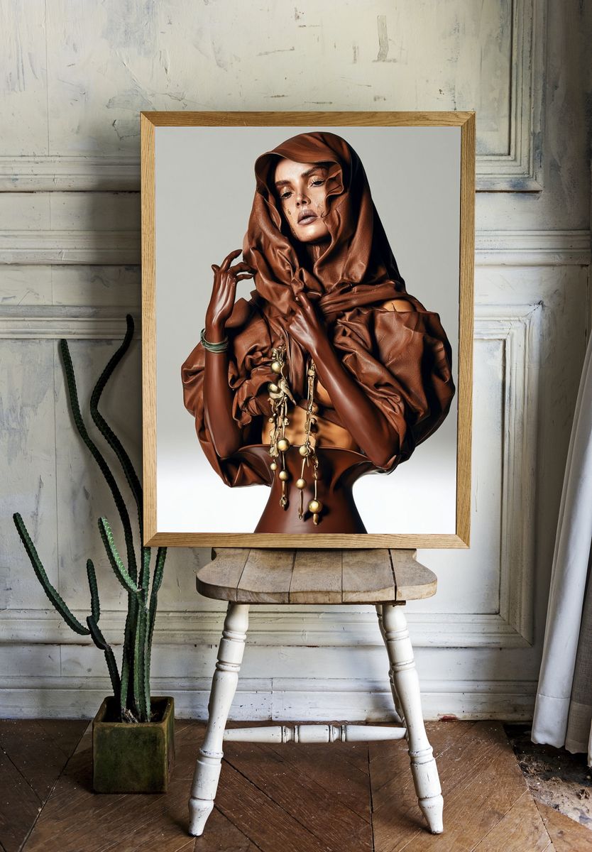 Fashion Portrait Photography Poster. — room view 1