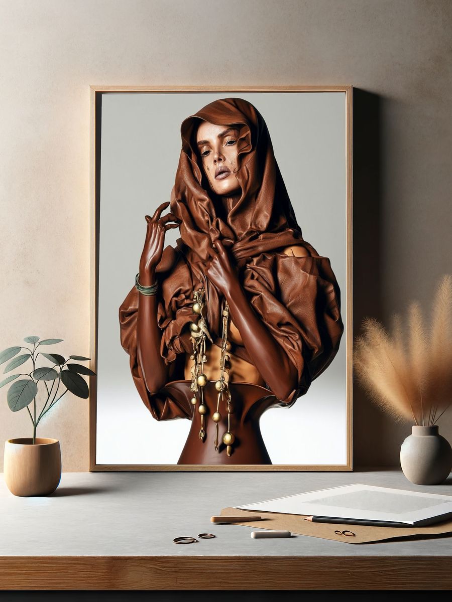 Fashion Portrait Photography Poster. — room view 2