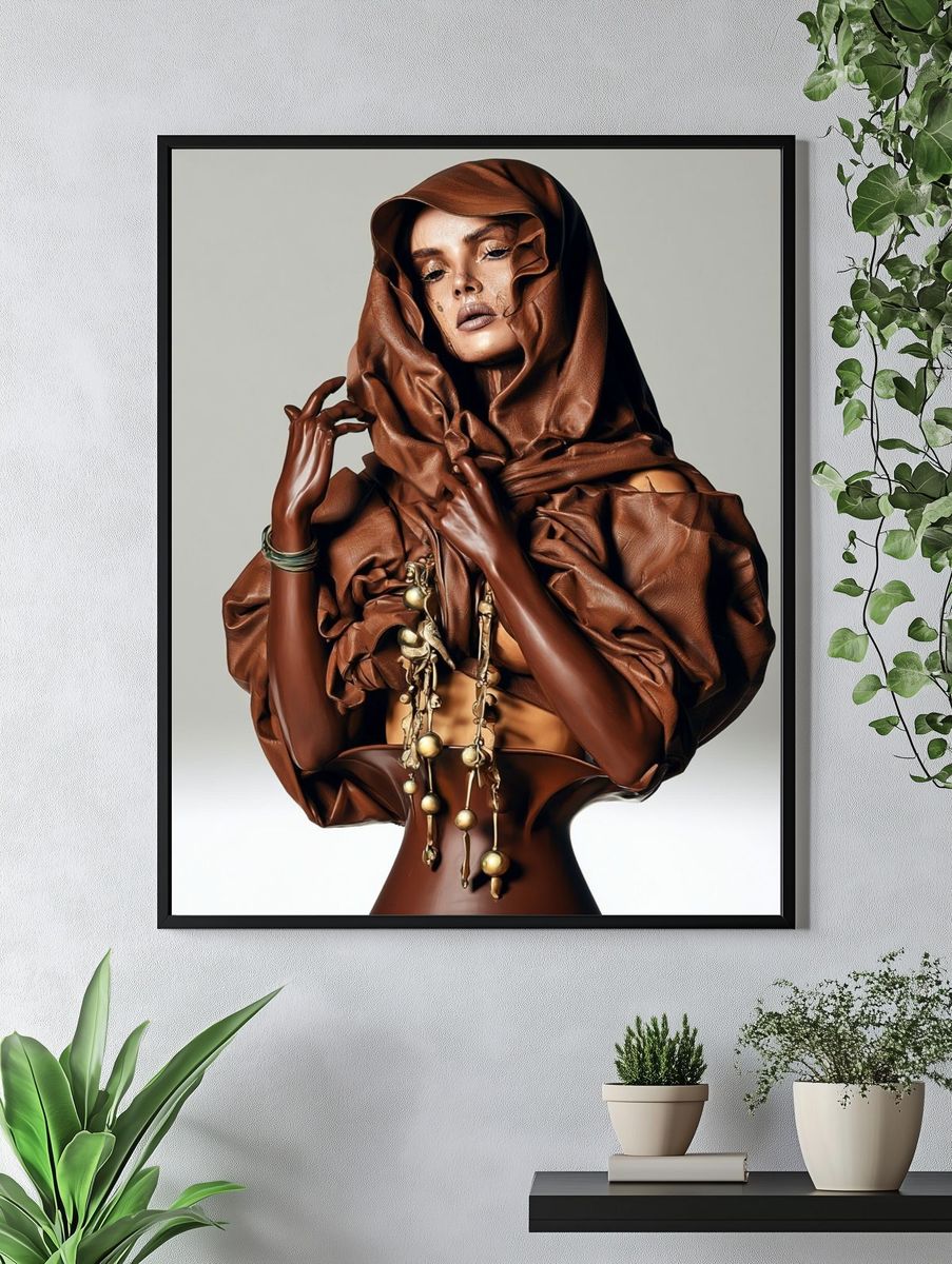 Fashion Portrait Photography Poster. — room view 4