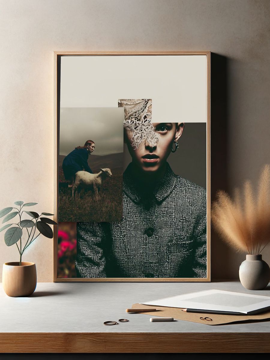 Fashion Collage Photography Poster. — room view 2