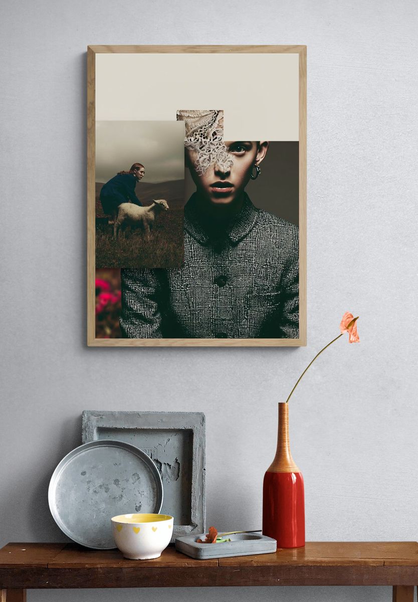Fashion Collage Photography Poster. — room view 3