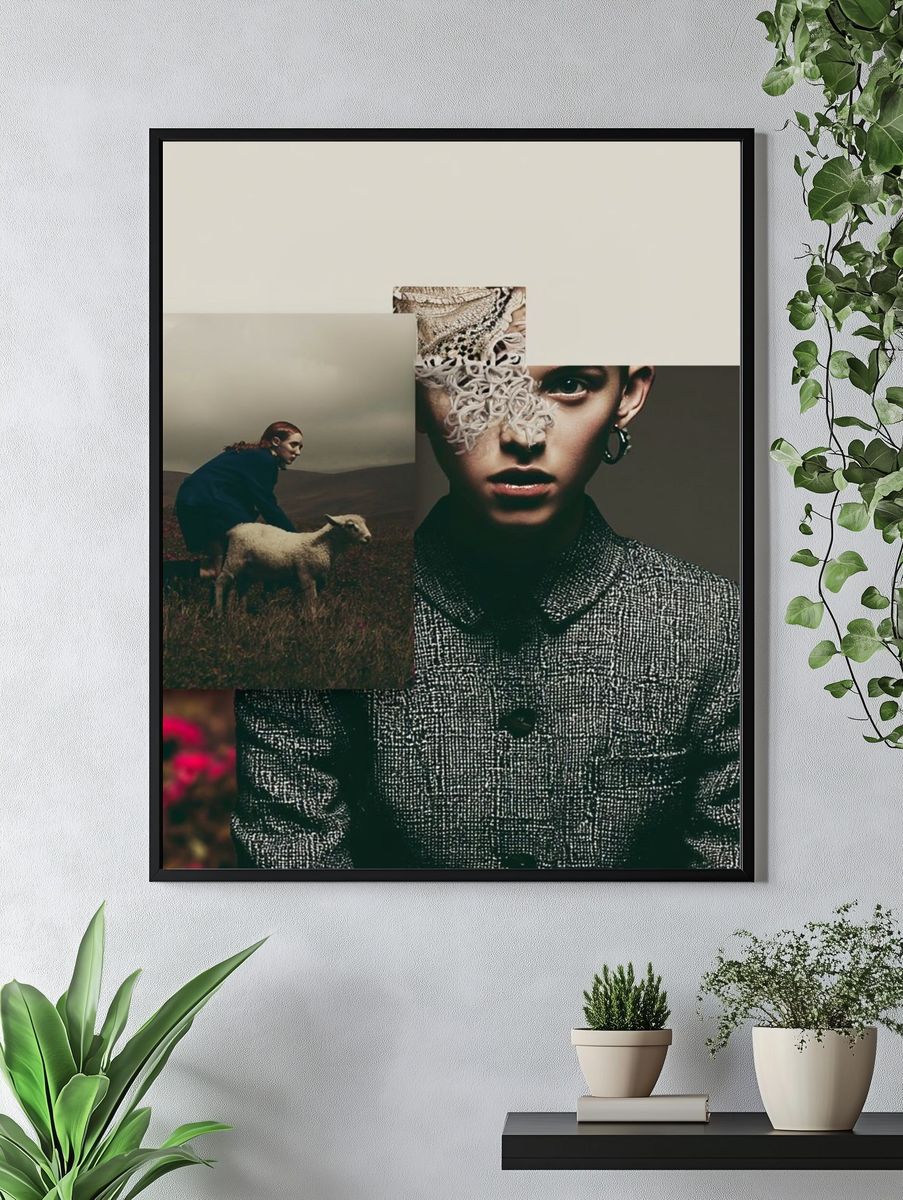 Fashion Collage Photography Poster. — room view 4