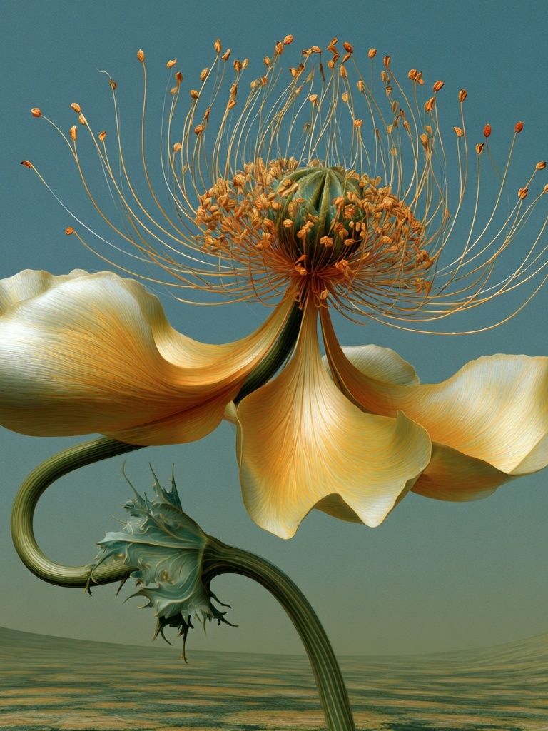 Surreal Bloom Fine-Art Poster. poster — fine-art art