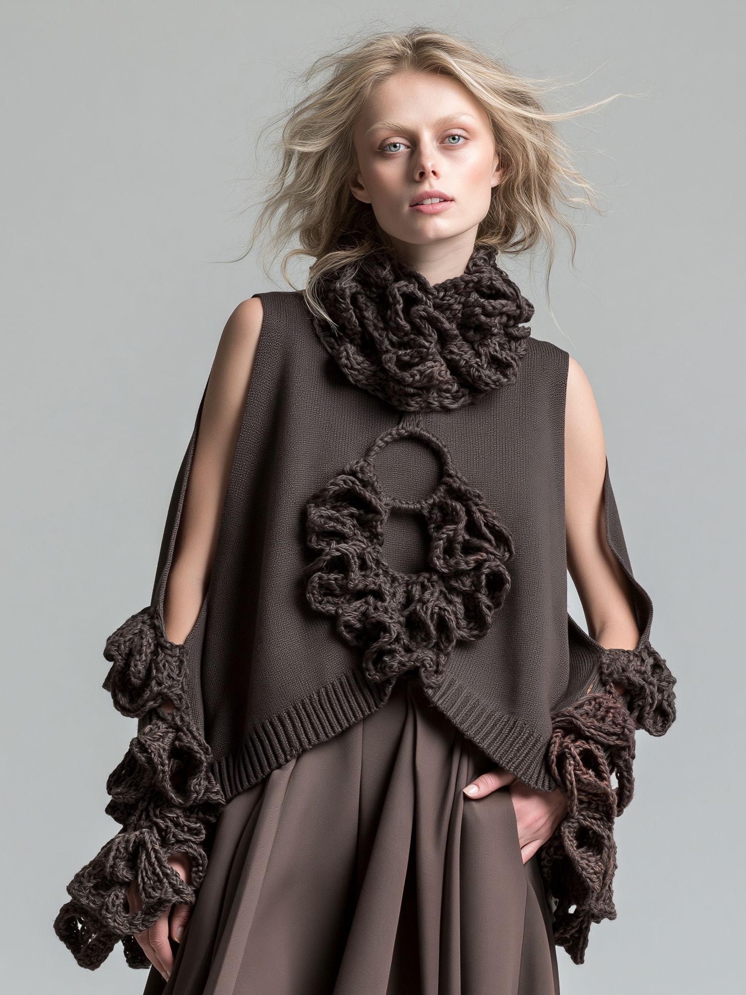 Avant-Garde Fashion Portrait Poster. poster — fashion art