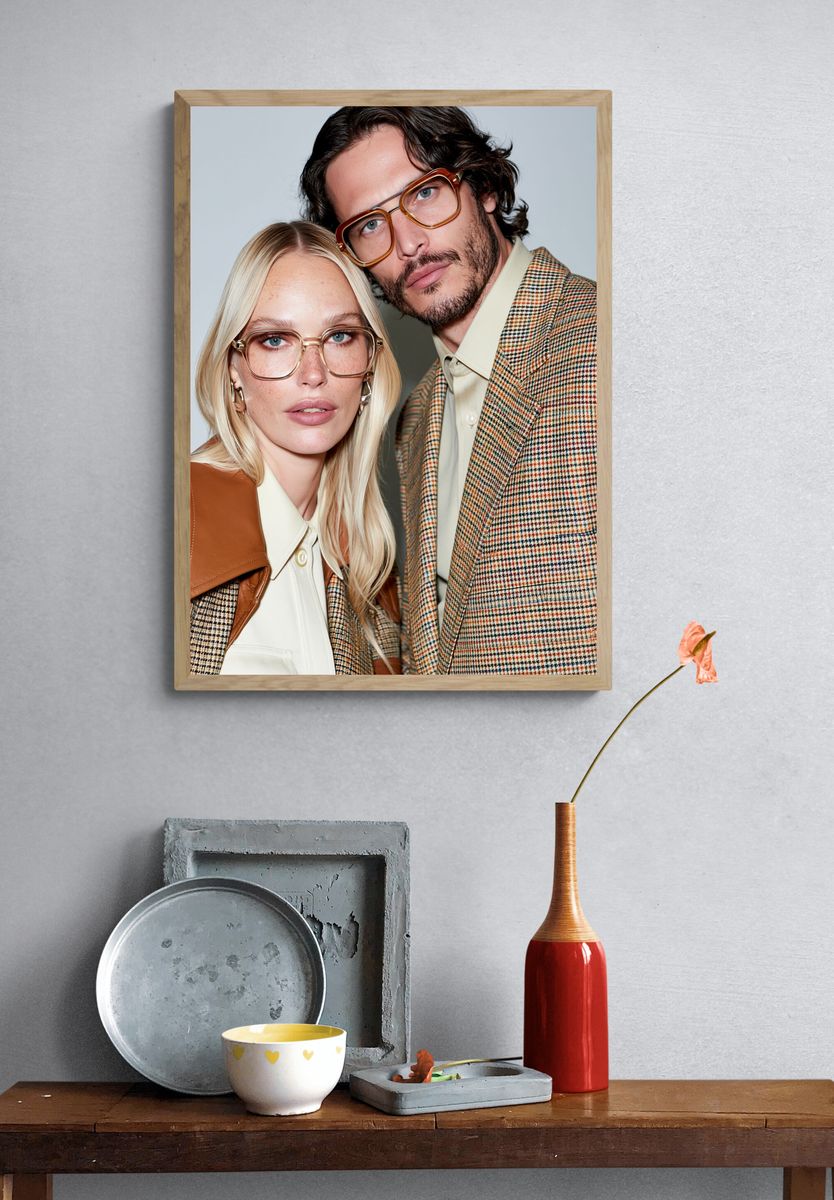 Fashion Portrait Photography Poster. — room view 3
