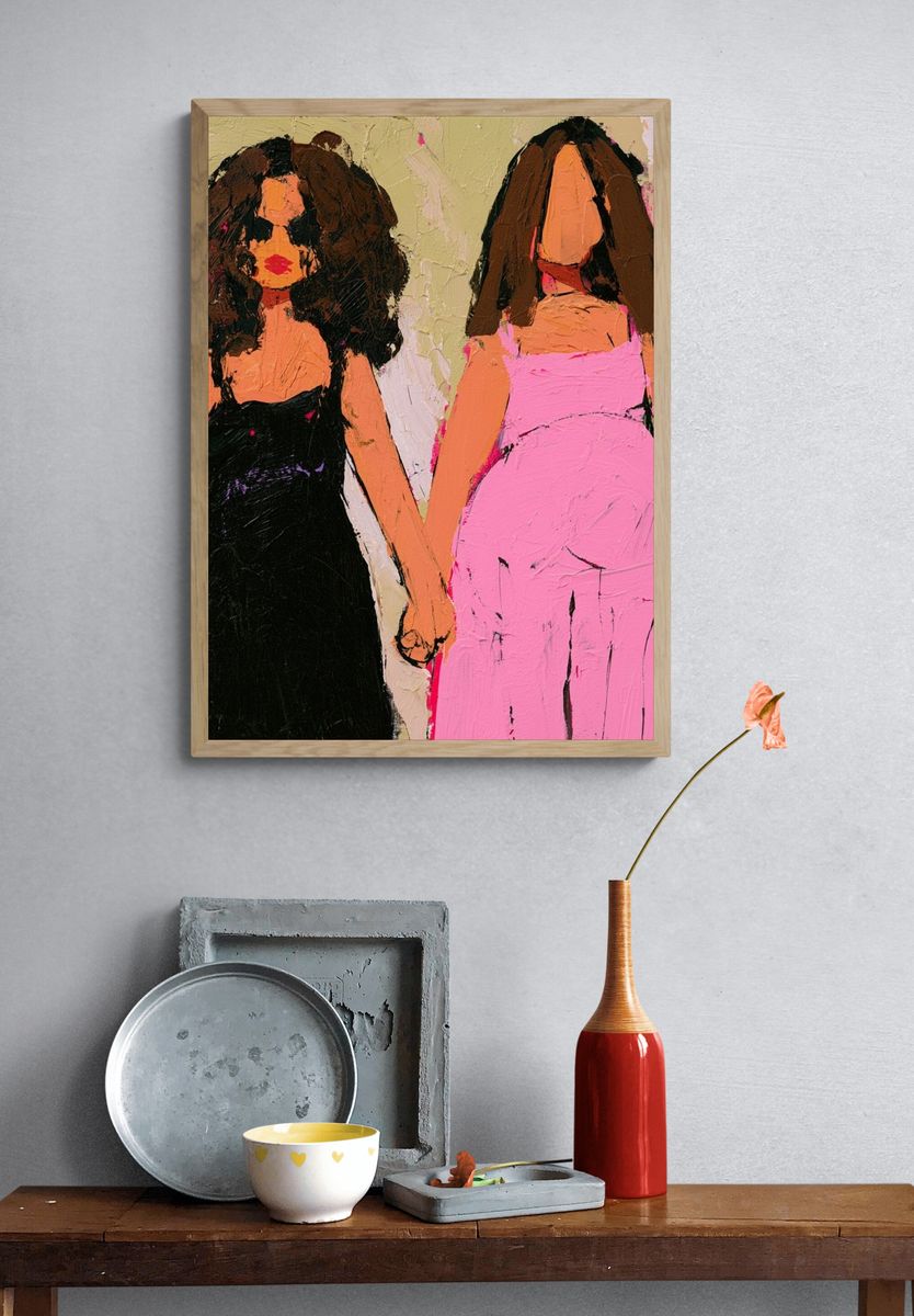 Fashion Figures Contemporary Print. — room view 3