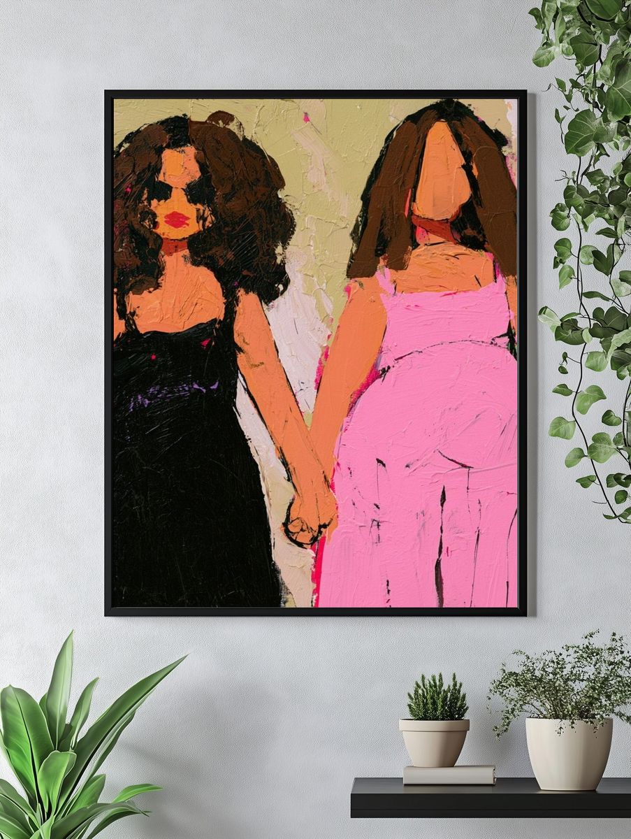 Fashion Figures Contemporary Print. — room view 4