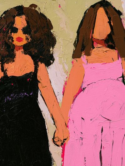 Fashion Figures Contemporary Print. poster