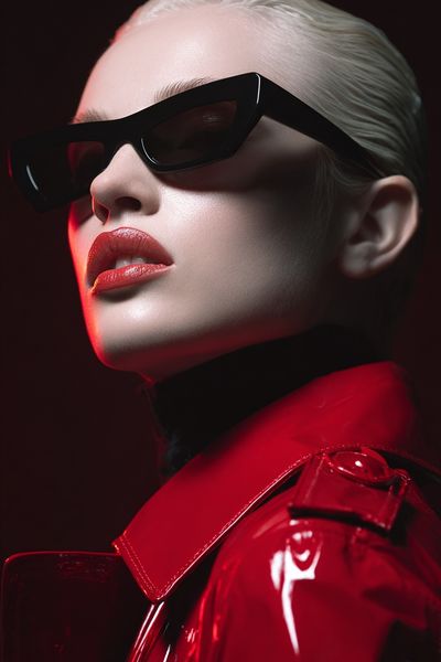 Bold Fashion Portrait — Photography Print. poster