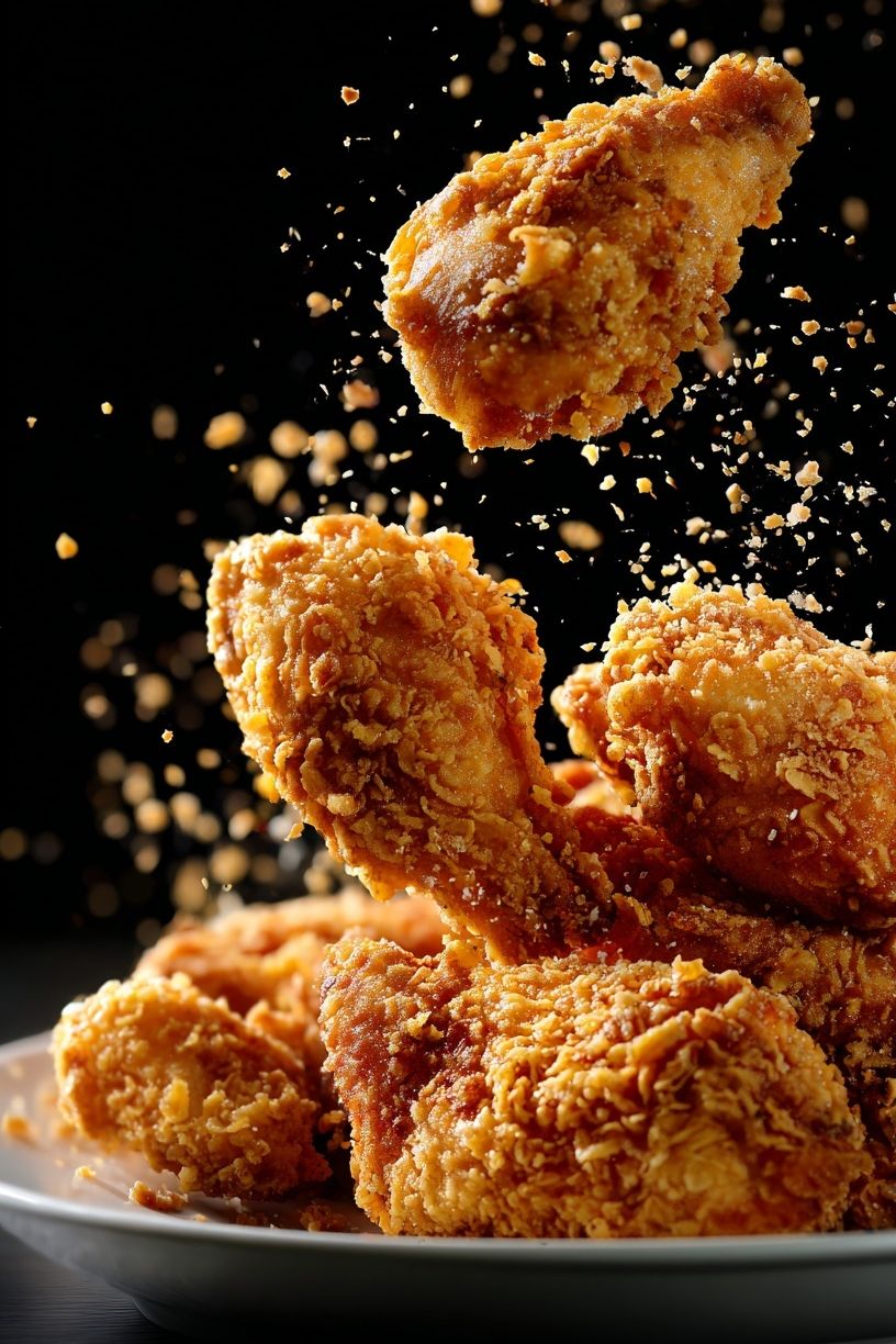Fried Chicken — Food Print. poster detail