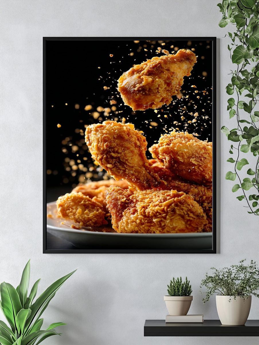 Fried Chicken — Food Print. — room view 4