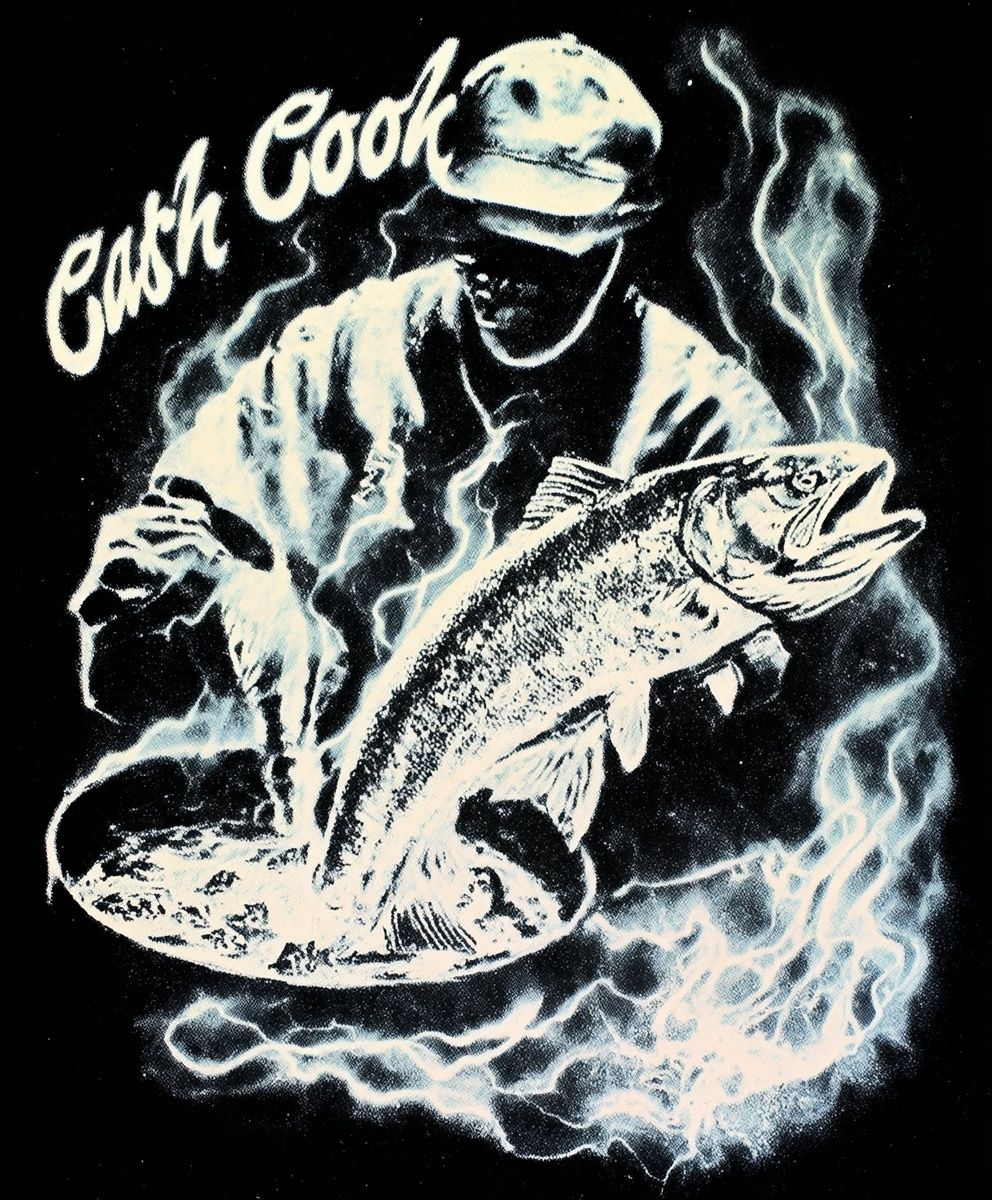 Cash Cook Fishing Poster. poster detail