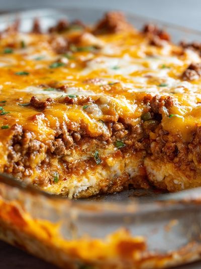 Delicious Cheesy Lasagna Poster. poster print