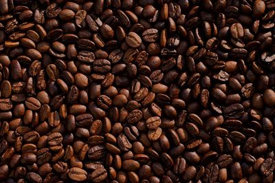 Desktop wallpaper coffee bean, HD. poster print