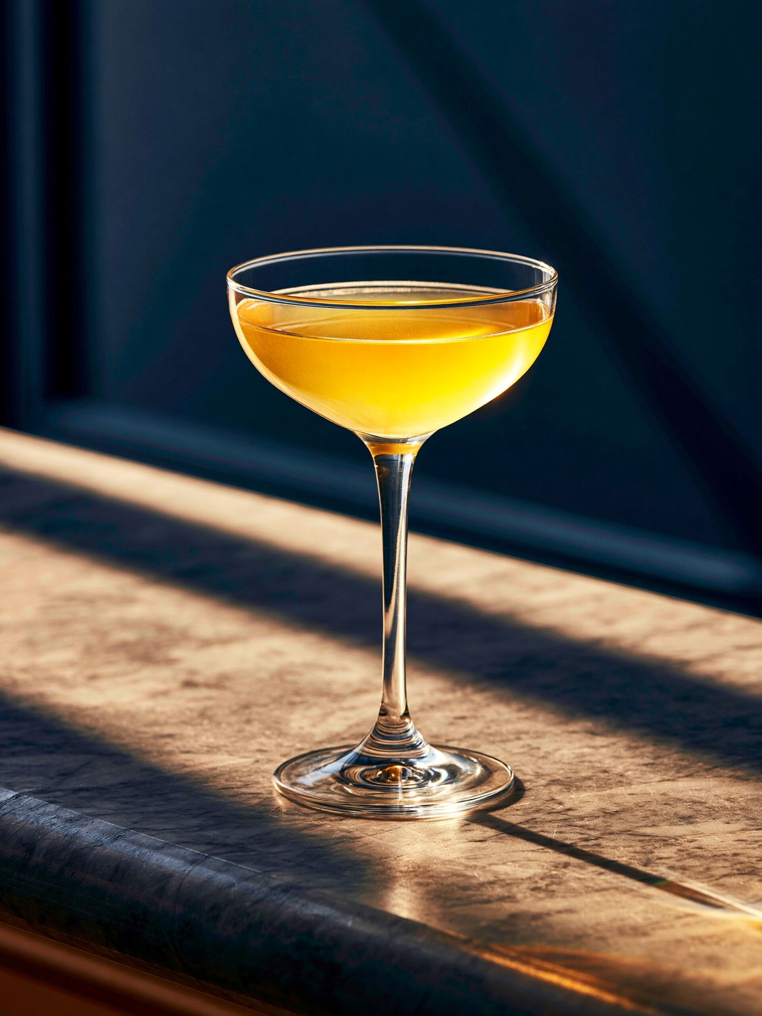 Golden Cocktail Glass Photography Poster. poster — food-drink art