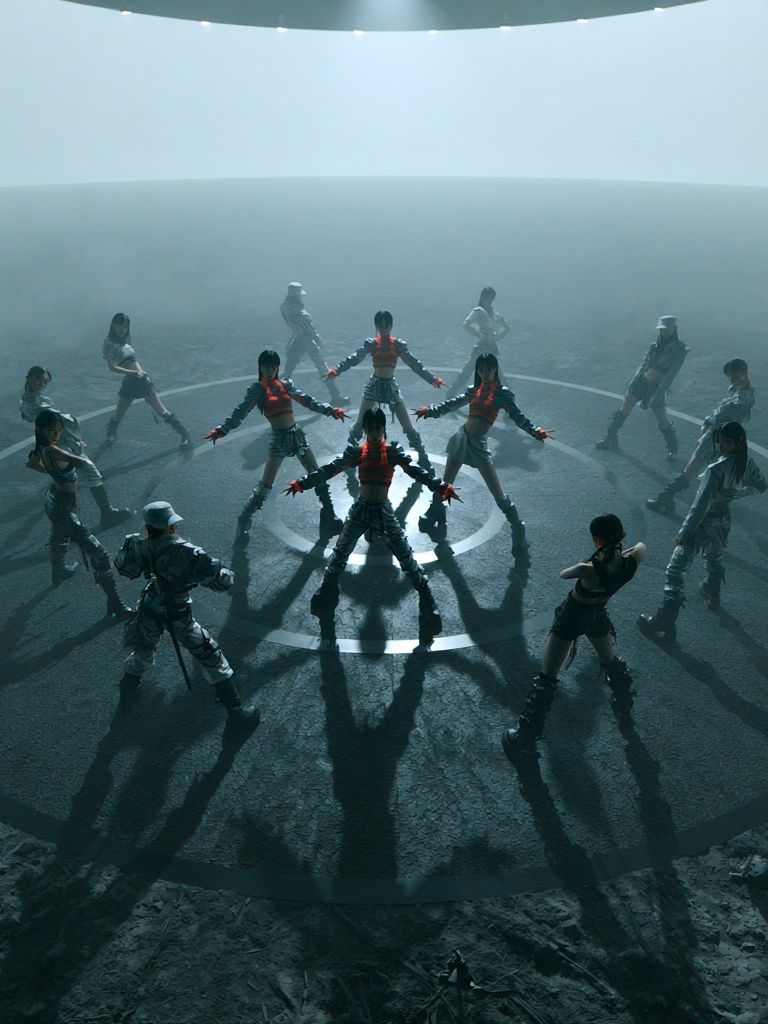 Futuristic Dance Circle Poster. poster detail