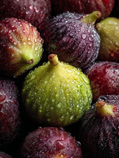 Rain-Dappled Figs Photography Poster. poster print