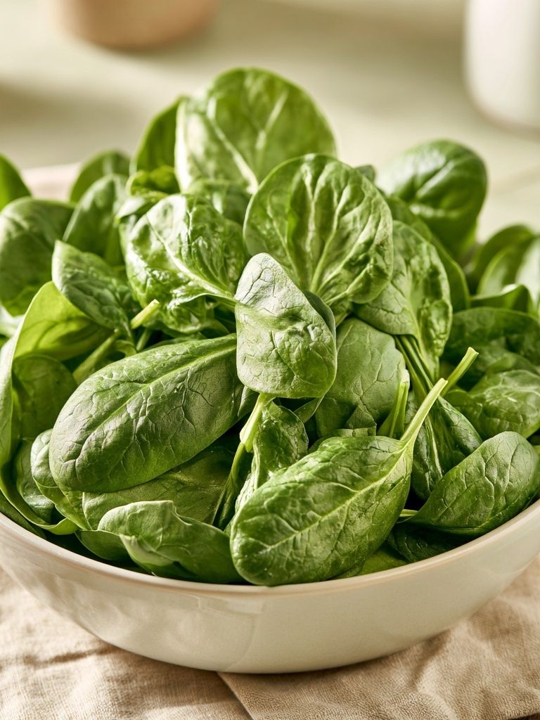 Fresh Spinach Bowl Food-Drink Print. poster detail
