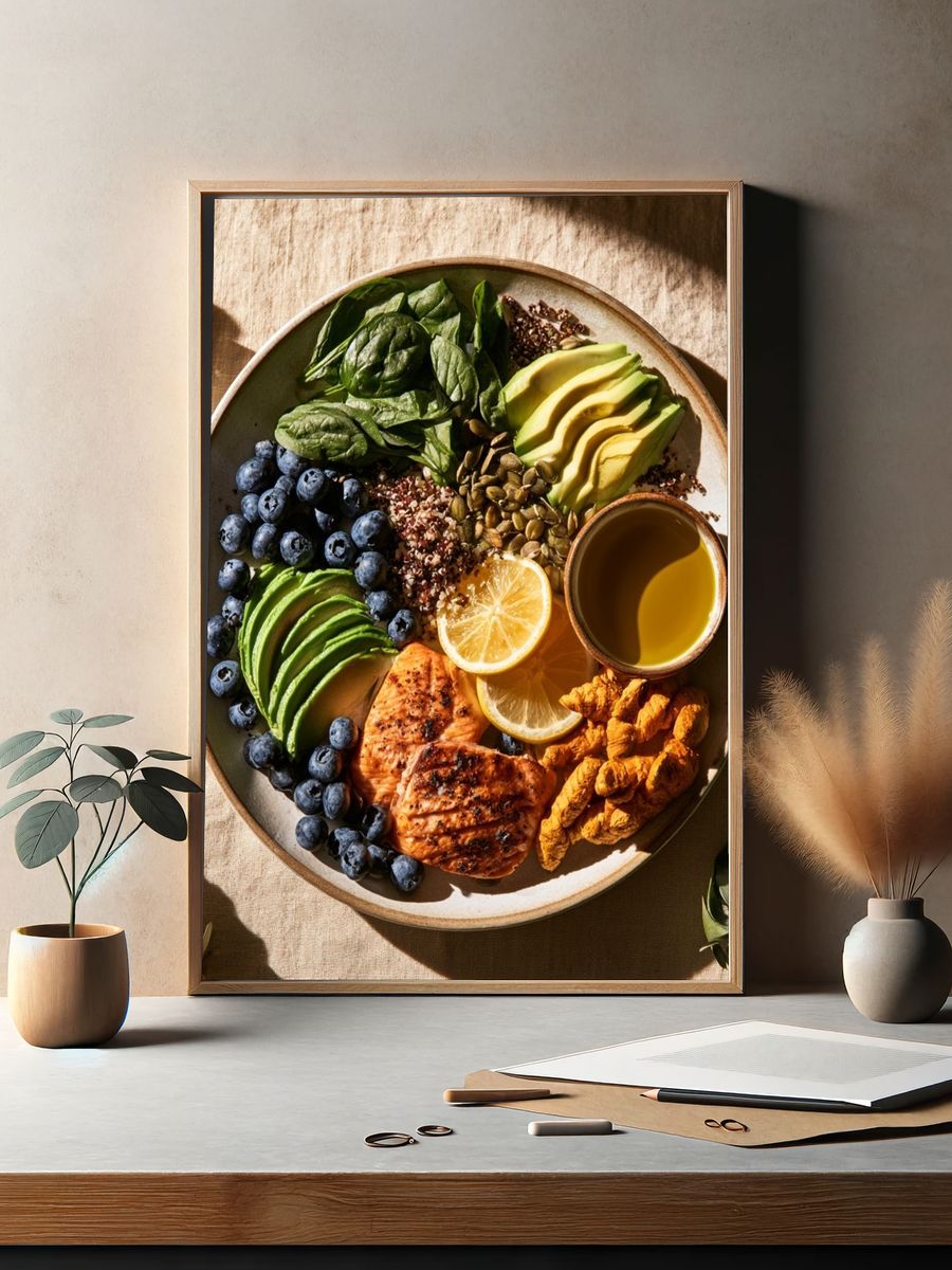 Healthy Bowl Food Photography Poster. — room view 2
