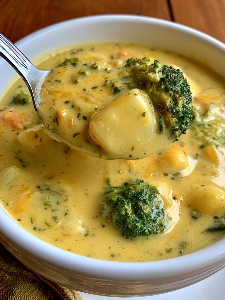 Creamy Broccoli Soup Poster. poster — food-drink art