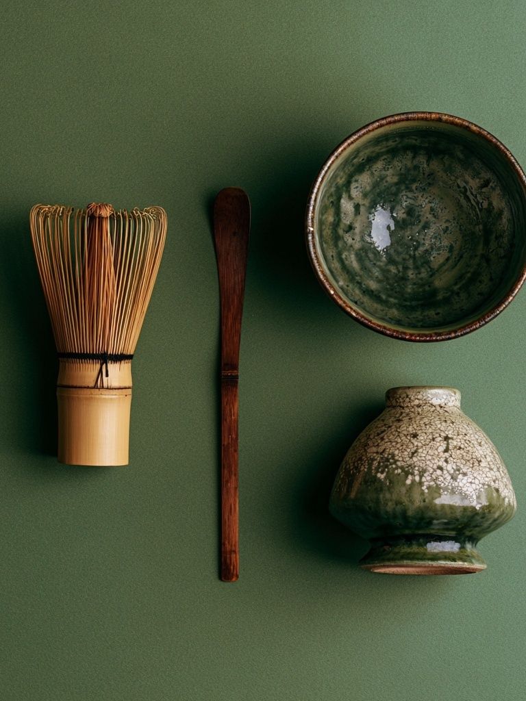 Matcha Tea Still Life Photography Poster. poster detail