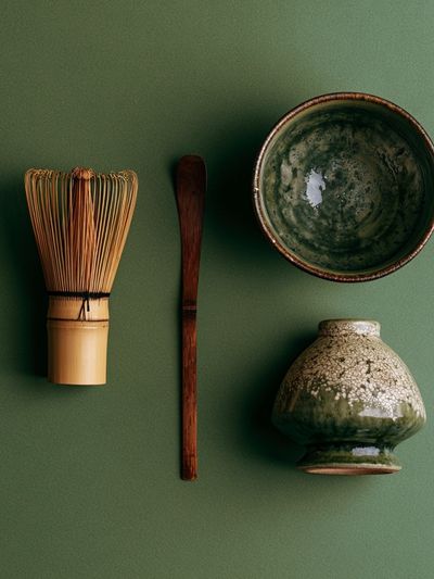 Matcha Tea Still Life Photography Poster. poster