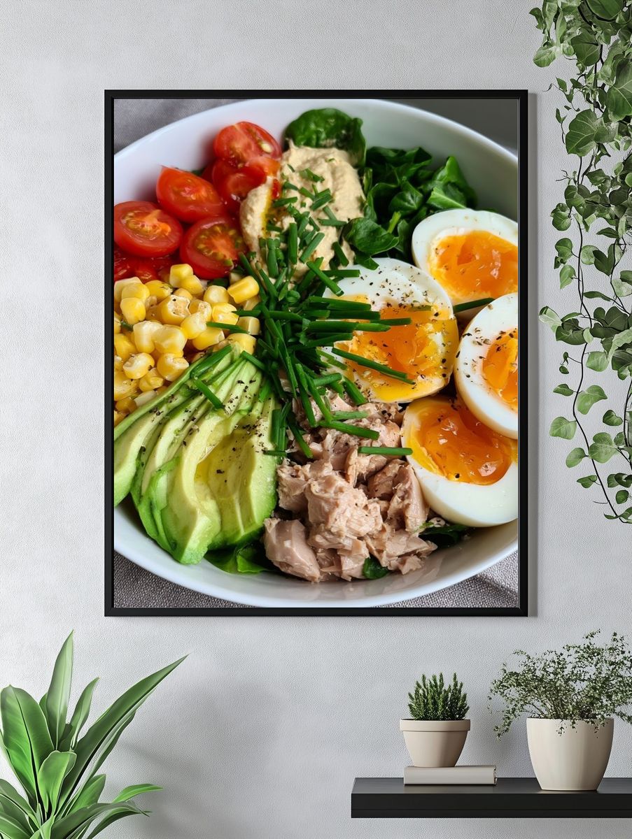 Healthy Salad Bowl Food-Drink Poster. — room view 4