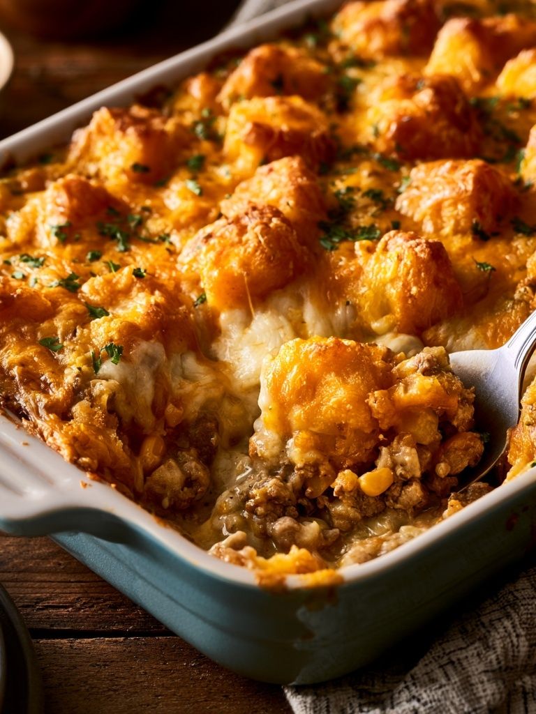 Cheesy Casserole Food-Drink Poster. poster detail
