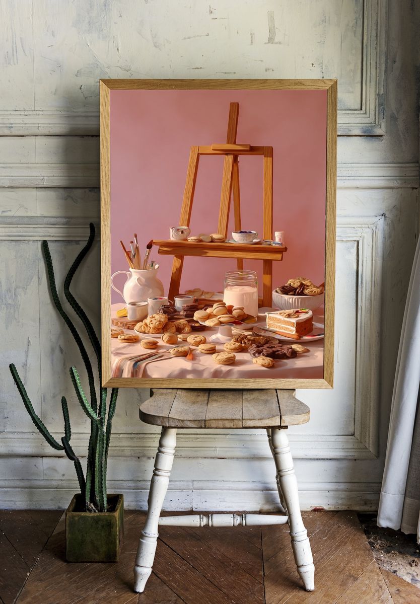 Still Life Dessert Studio Poster. room preview
