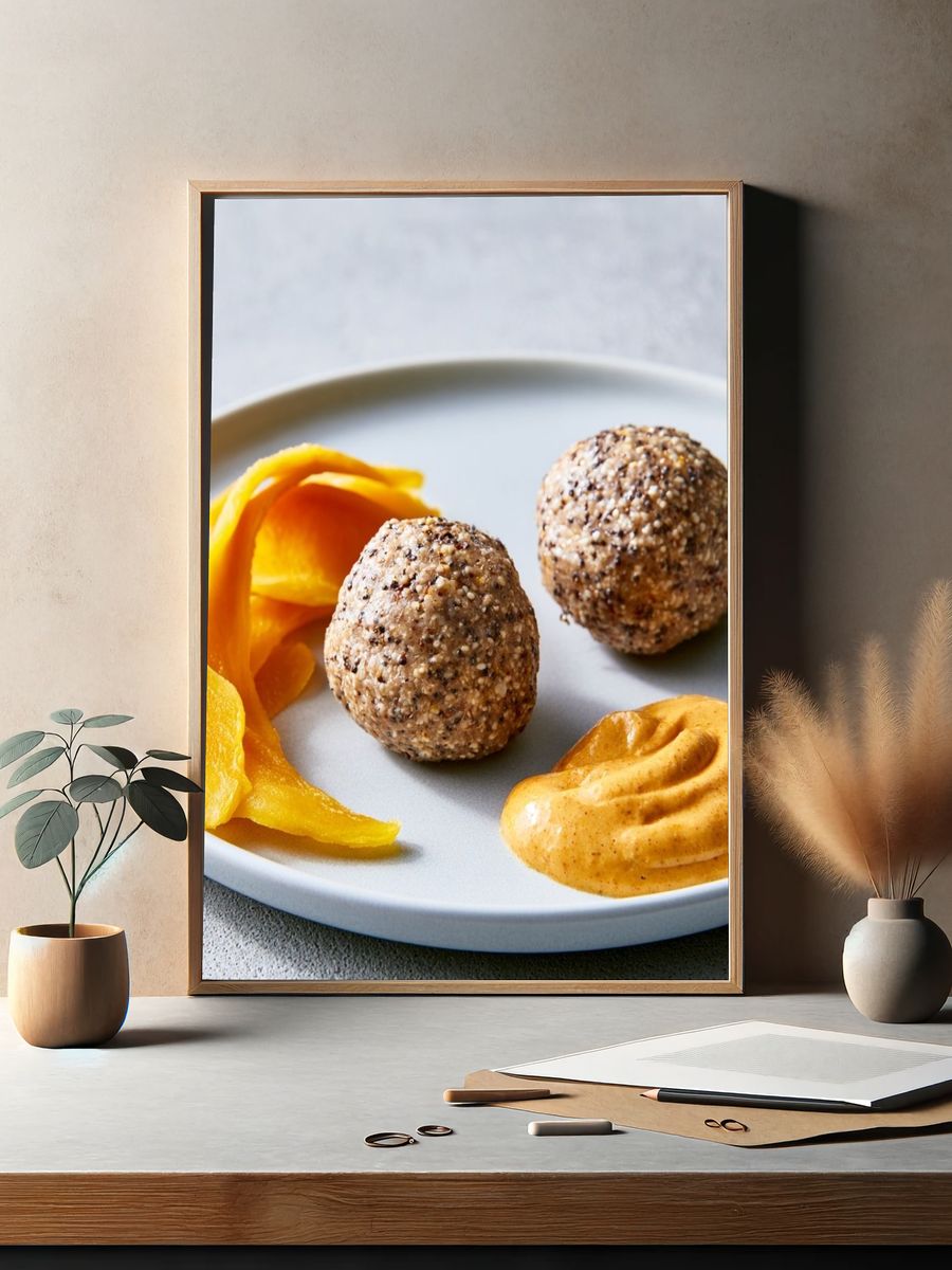 Gourmet Plated Food Photography Poster. — room view 2