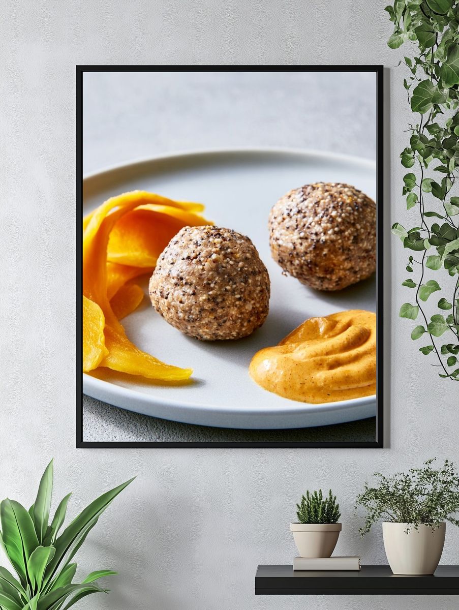 Gourmet Plated Food Photography Poster. — room view 4