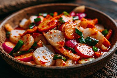 Spicy Radish Salad Food Print. poster print