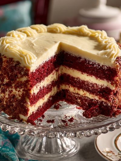 Red Velvet Cake Food Poster.