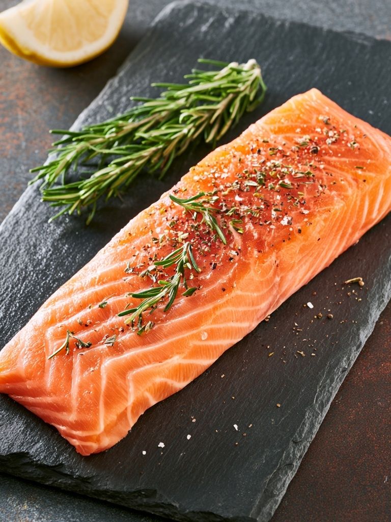 Salmon Fillet Food-Drink Poster. poster — food-drink art