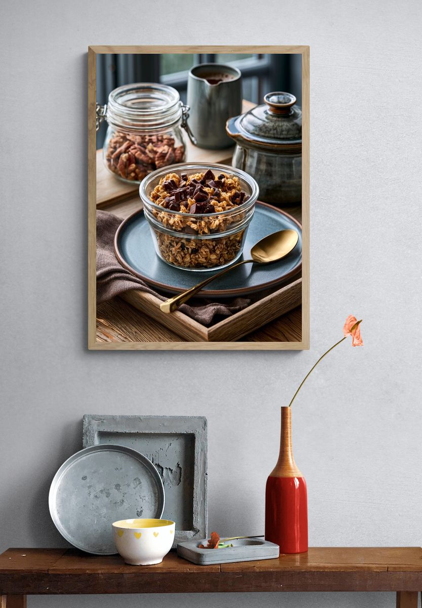 Artisan Granola Still Life Print. — room view 3