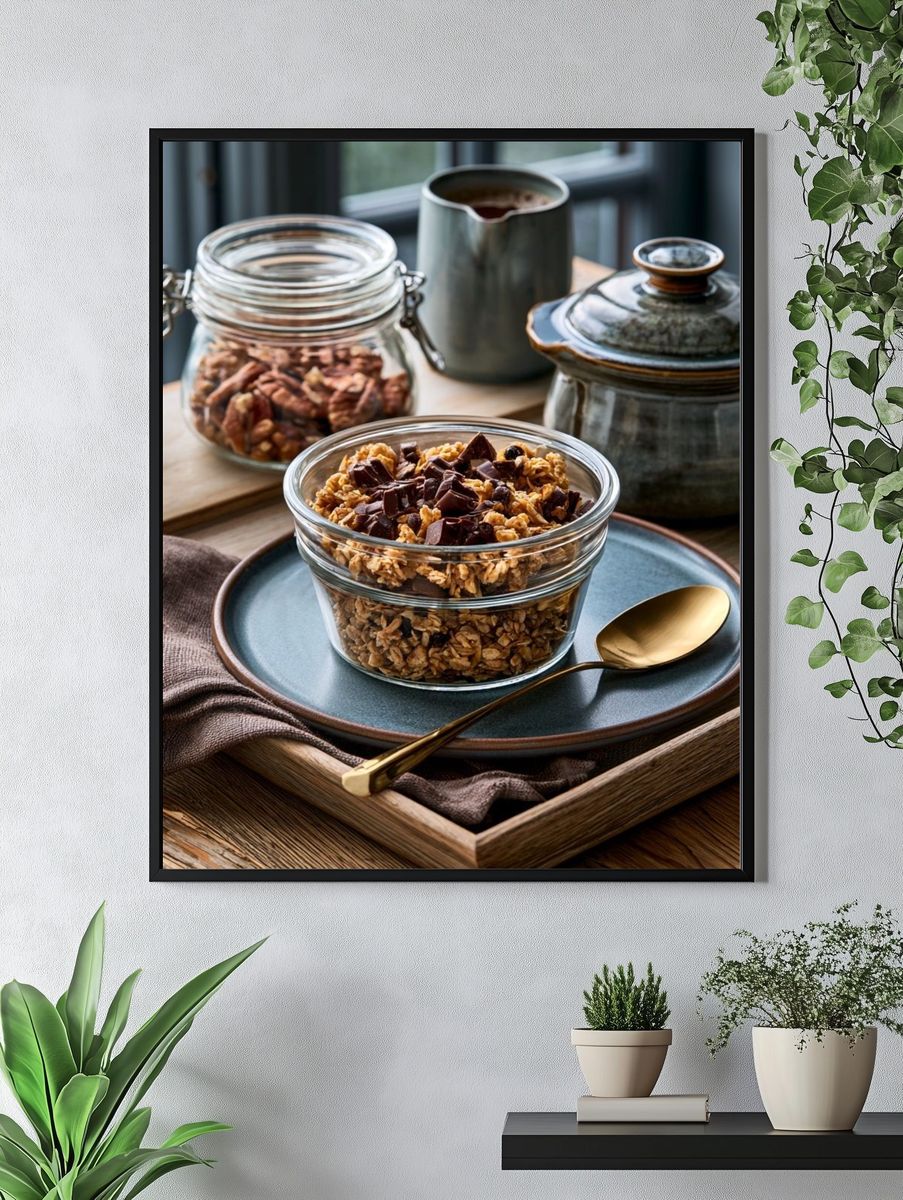 Artisan Granola Still Life Print. — room view 4