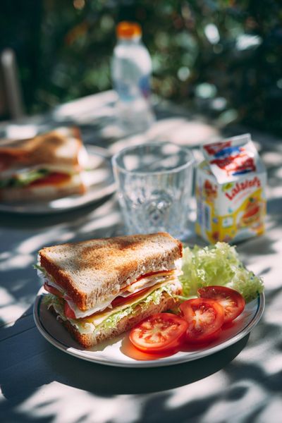 Picnic Sandwich Still Life Poster. poster print