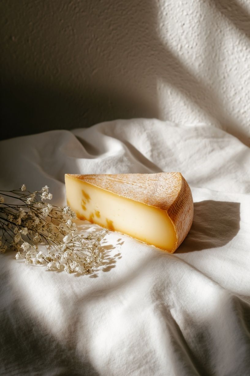 Still Life Cheese and Linen Poster. poster — food-drink art