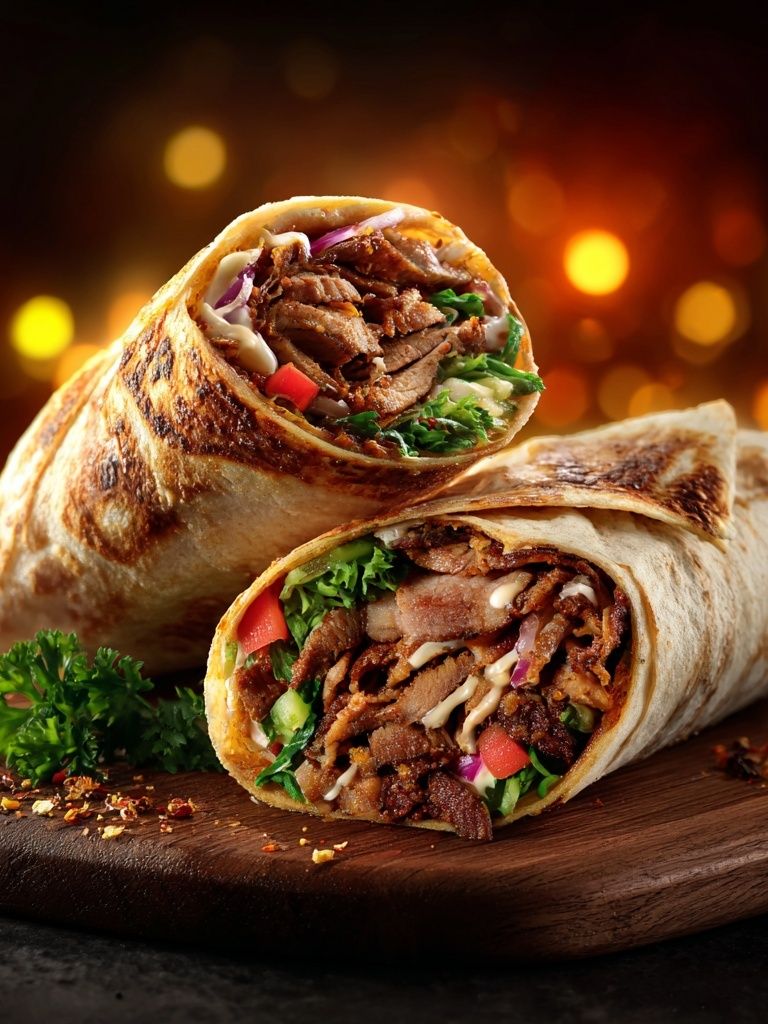 Delicious Wraps — Food Print. poster detail