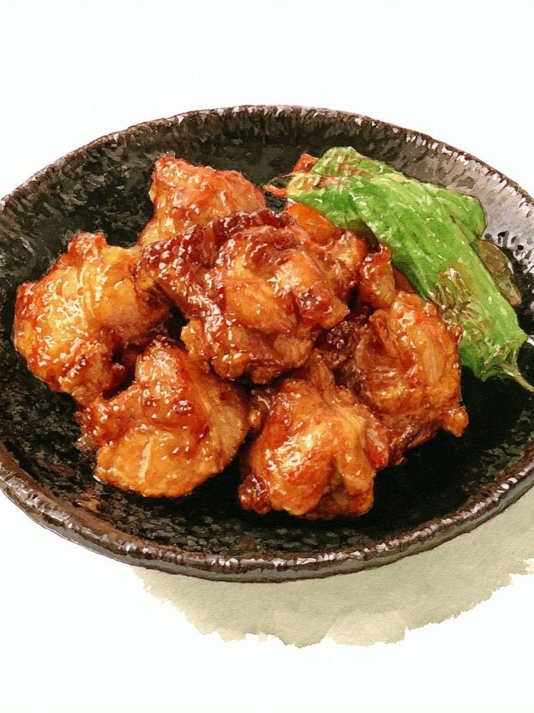 Glazed Chicken Bowl Food-Drink Print. poster detail