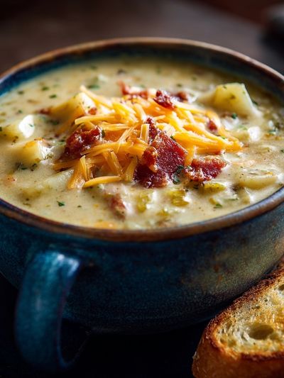 Creamy Soup Bowl Food Poster. poster print