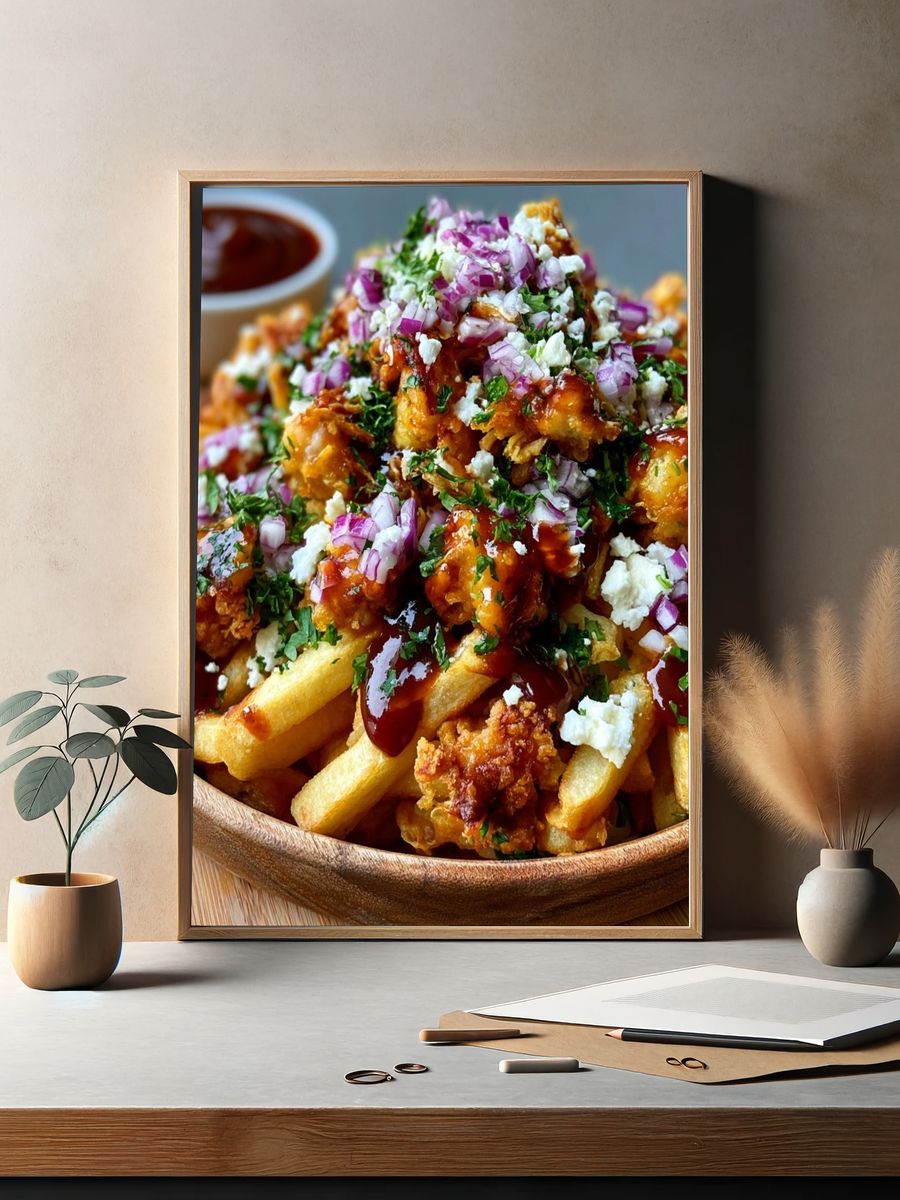 Loaded Fries Food-Drink Poster. — room view 2