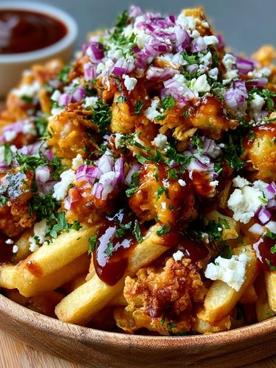 Loaded Fries Food-Drink Poster. poster